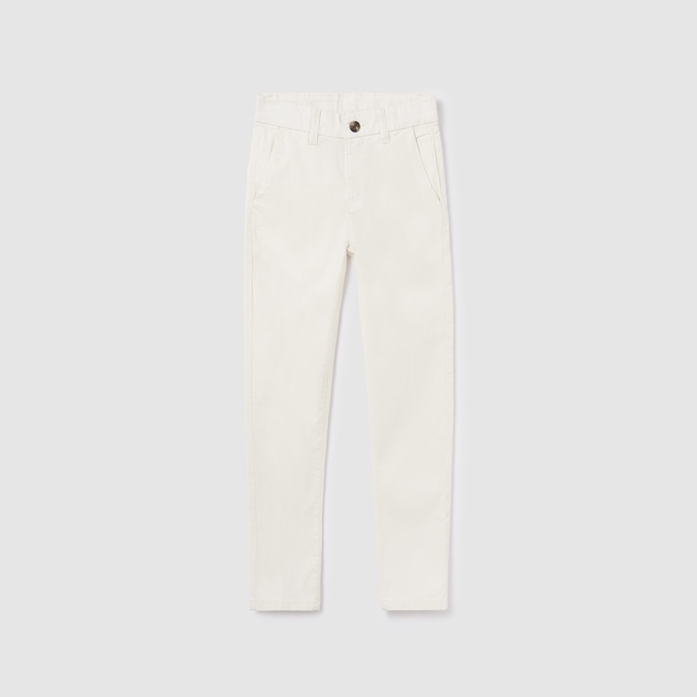 Mayoral Kids Cream Casual Pants